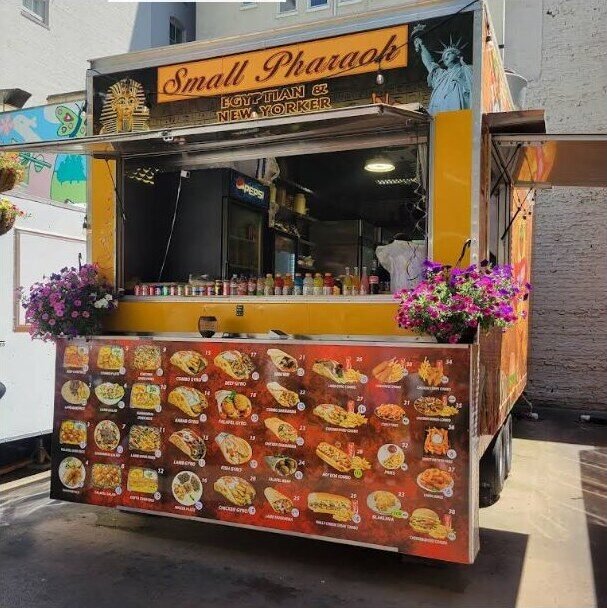 Gold Small Pharaoh's PDX halal food cart at Midtown Beer Garden