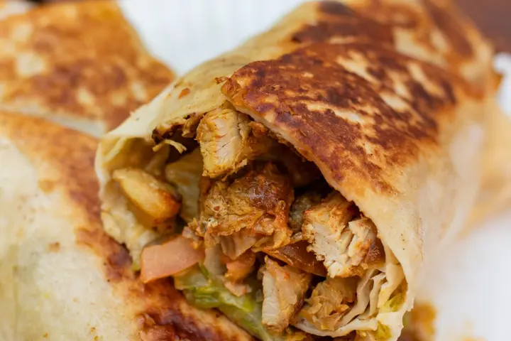Chicken and lamb combo shawarma